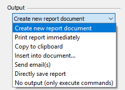 Papyrus Base report output