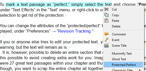 Protected Text