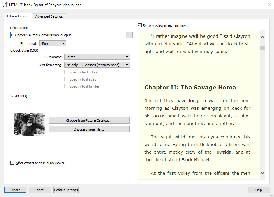 Creating E-Books With Papyrus Author